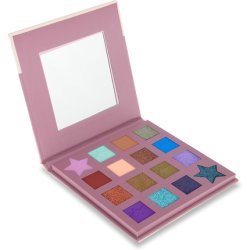 Mad Beauty Disney Pure Princess Jasmine Aladdin 16 Shade Palette Metallic Finish Full Coverage Powder For Women