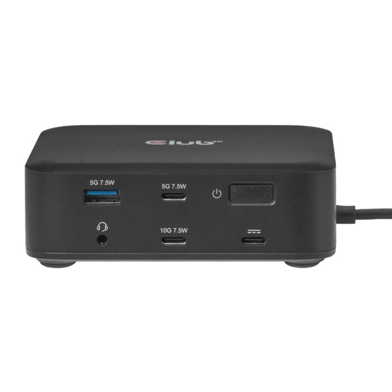 CLUB3D CSV-2542 station d'accueil USB 3.2 Gen 2 (3.1 Gen 2) Type-C Noir