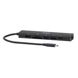 CLUB3D CSV-2553 hub & concentrateur USB Type-C 5000 Mbit/s Noir