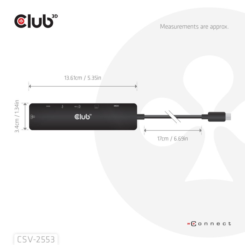 Club 3D USB Type-C® 7-in-1 Hub
