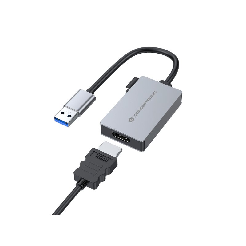 CONCEPTRONIC Adapter USB-A3.2-HDMI1.4 1080/60Hz 0.16m gr