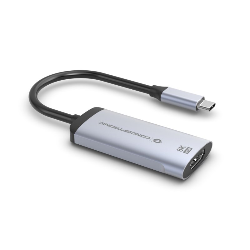Conceptronic ABBY23G USB-C to HDMI 2.1 Adapter, 8K60Hz