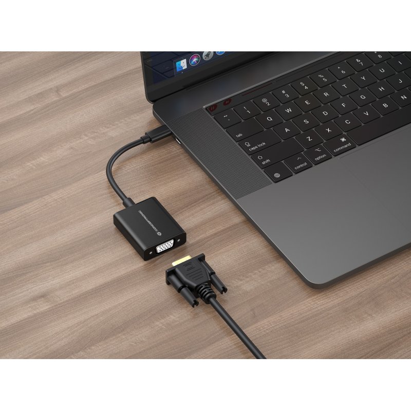 CONCEPTRONIC Adapter USB-C3.2-VGA 1080/60Hz 0.10m sw