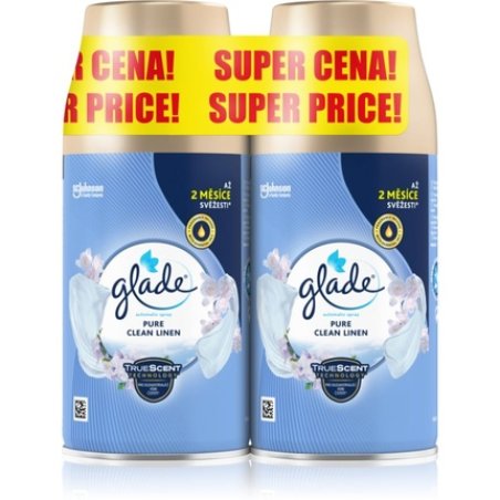 Glade Pure Clean Linen Automatic Air Freshener Refill 2x269 Ml