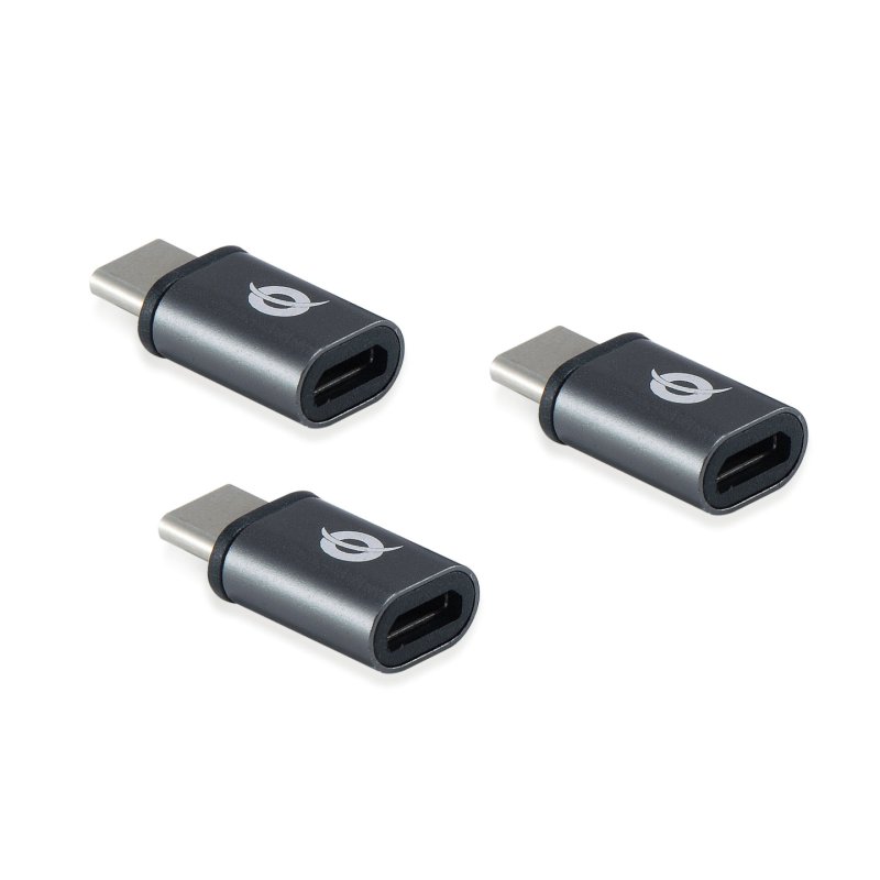 CONCEPTRONIC Adapter USB-C-Micro-B2.0 3Stk 480Mbs OTG gr