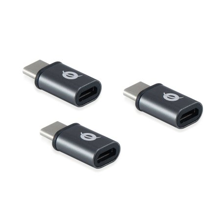 CONCEPTRONIC Adapter USB-C-Micro-B2.0 3Stk 480Mbs OTG gr