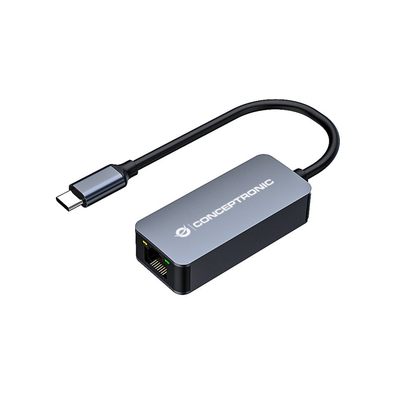 CONCEPTRONIC Adapter USB-C3.2-2.5GbE WoL 5Gbs 0.14m sw