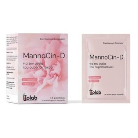 Uplab Pharmaceuticals Mannocin-D for Urinary Tract Health 14 Sachets