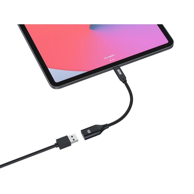 Conceptronic ABBY18B USB 3.2 Gen 2 to USB-A OTG Adapter