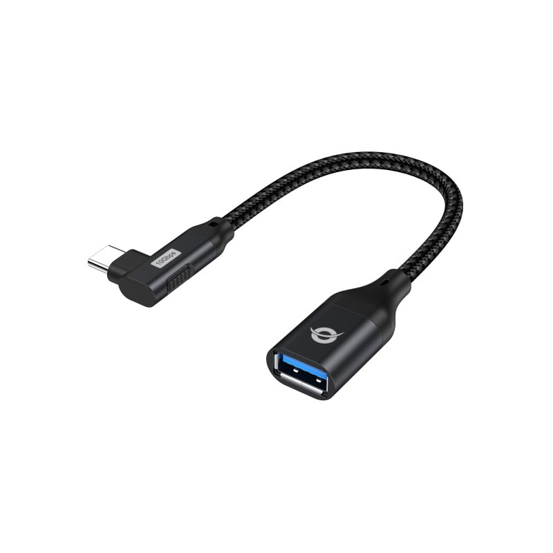 CONCEPTRONIC Adapter USB-C3.2 90°-USB-A3.0 10Gbs 0.15m sw