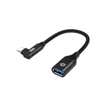 CONCEPTRONIC Adapter USB-C3.2 90°-USB-A3.0 10Gbs 0.15m sw