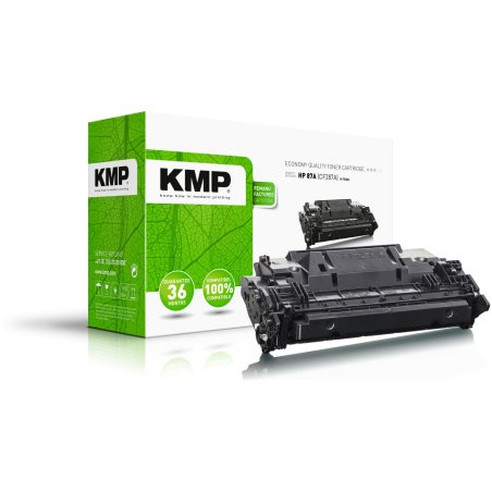 KMP Toner HP CF287A black 12000 S. H-T238A remanufactured