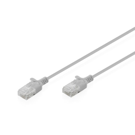 CAT 6 U-UTP Slim Patchkabel, 3 m, Grau