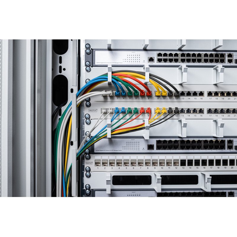 Digitus CAT 6 U-UTP Slim Patchkabel, 5 m, vert, 10 pièces