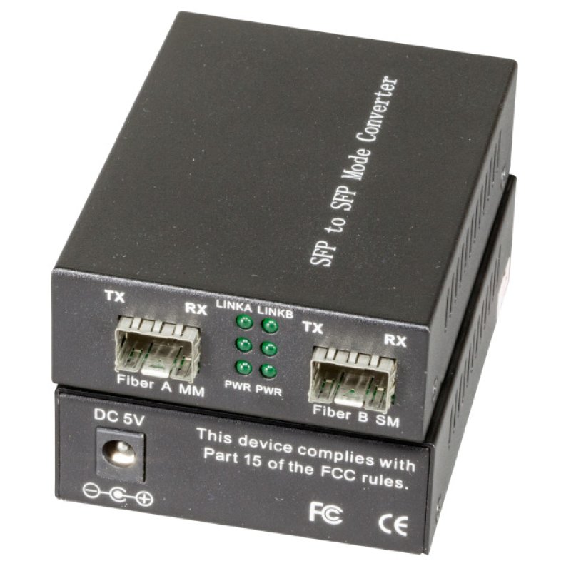 Media Konverter 2 x SFP Gigabit Ports