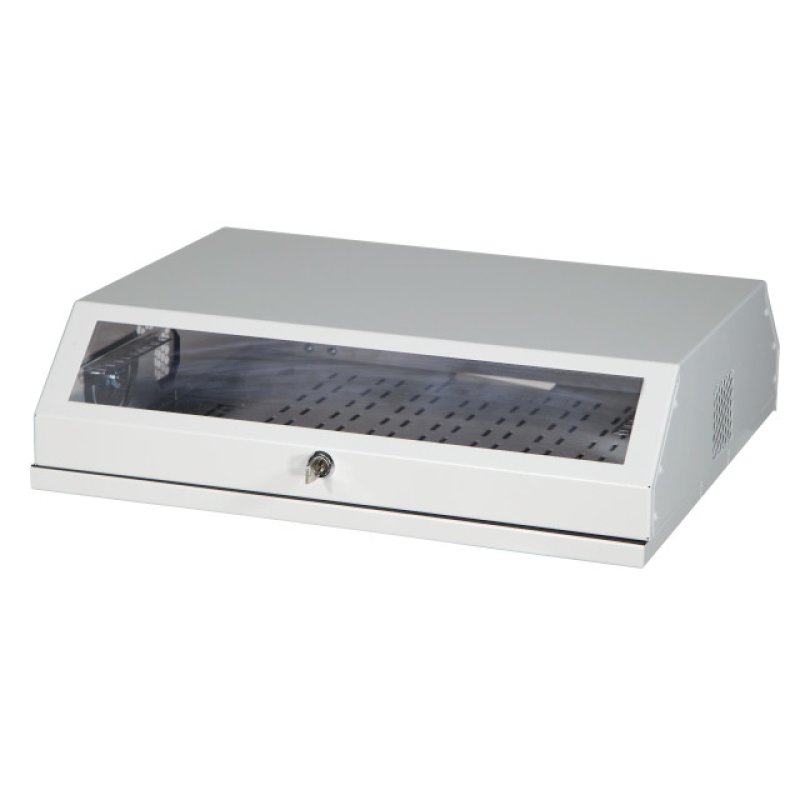 19" Wandgehäuse 3HE vertikal 5HE horizontal, grau