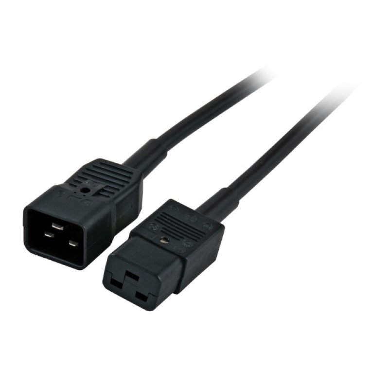 EFB Elektronik EK519.1,8 câble électrique Noir 1,8 m Coupleur C20 Coupleur C19