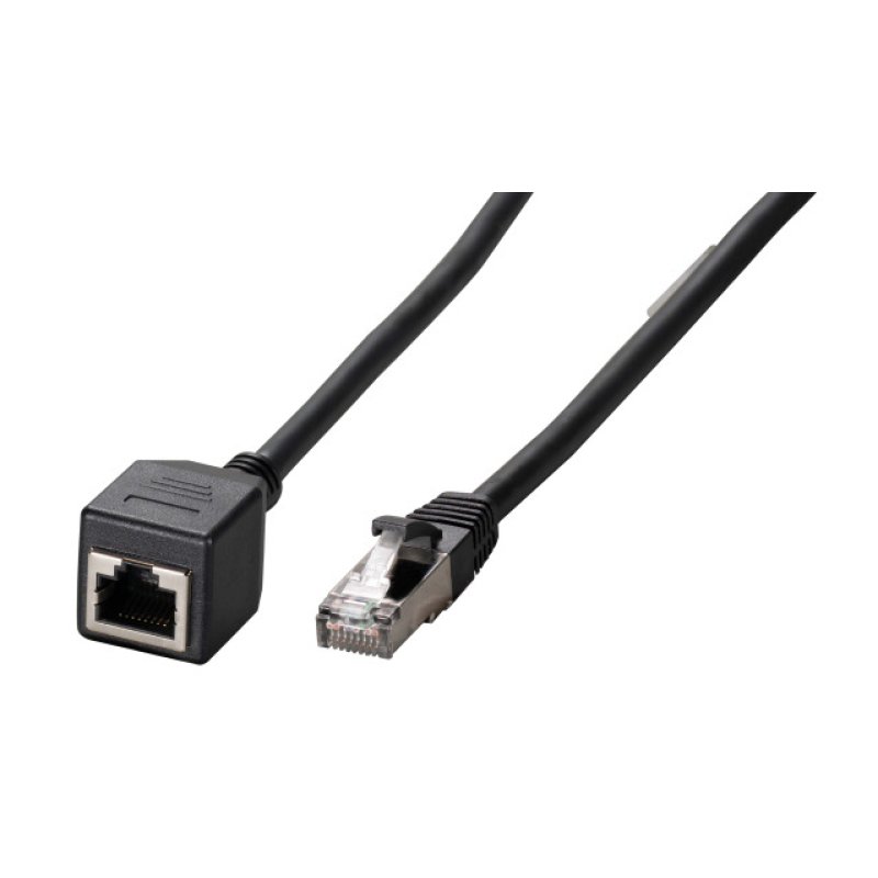 EFB Elektronik K5546SW.1 câble de réseau Noir 1 m Cat6a S/FTP (S-STP)