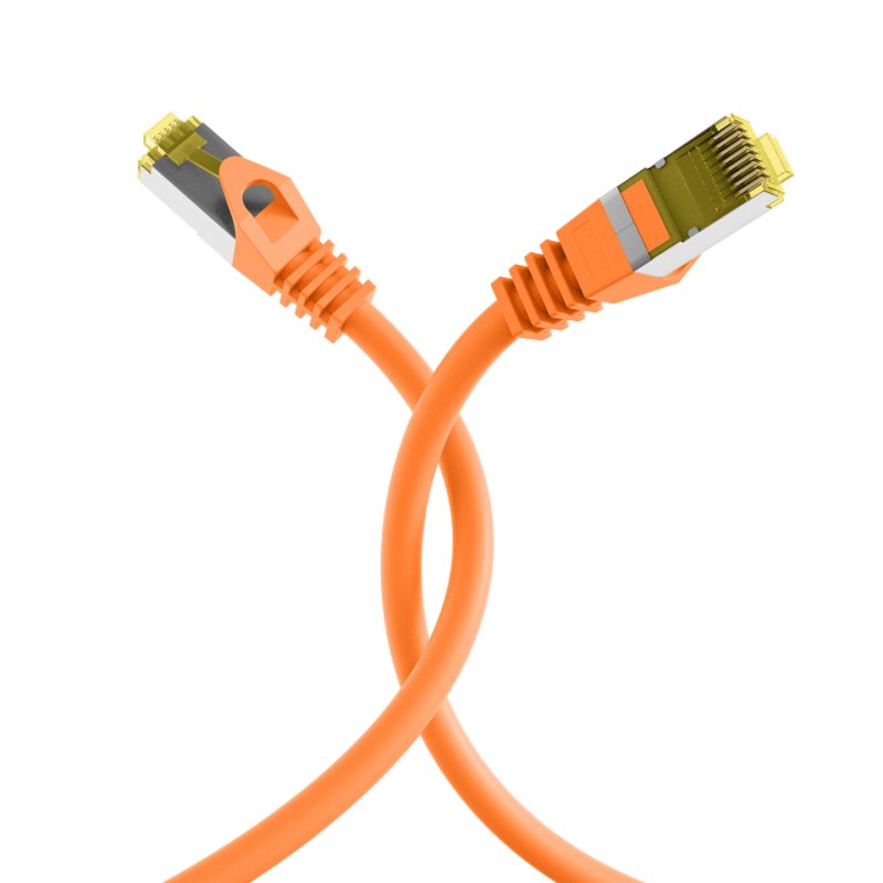 EFB Elektronik MK7001.0,15O câble de réseau Orange 0,15 m Cat6a S/FTP (S-STP)