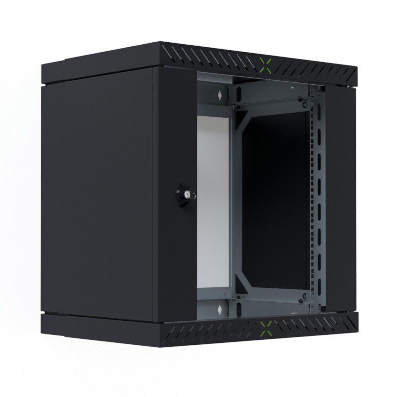 EFB Elektronik WGX-1206TS.G1 étagère 12U Rack monté sur le mur Noir