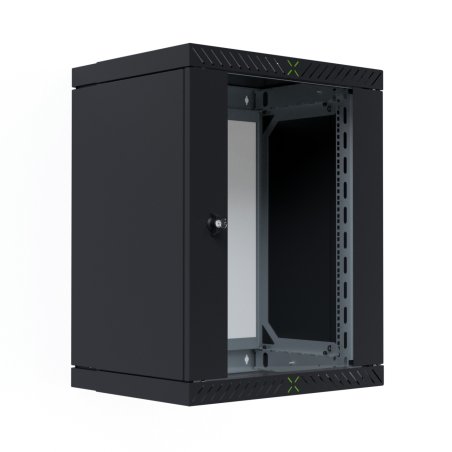 EFB Elektronik WGX-1506TS.G1 rack cabinet 15U Wall mounted rack Black
