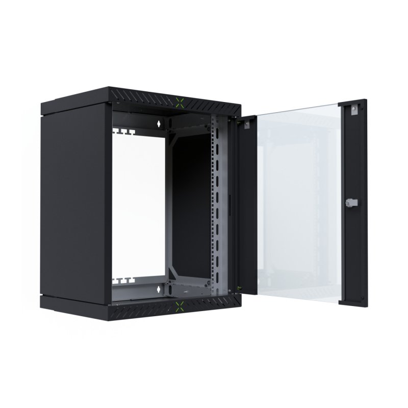 EFB Elektronik WGX-1506TS.G1 étagère 15U Rack monté sur le mur Noir