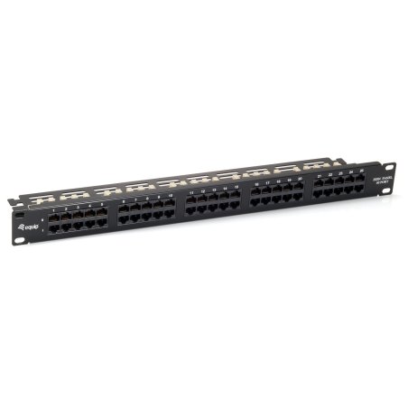 19" Patchpanel 50xRJ45 Cat3 UTP 1U ISDN RAL9005