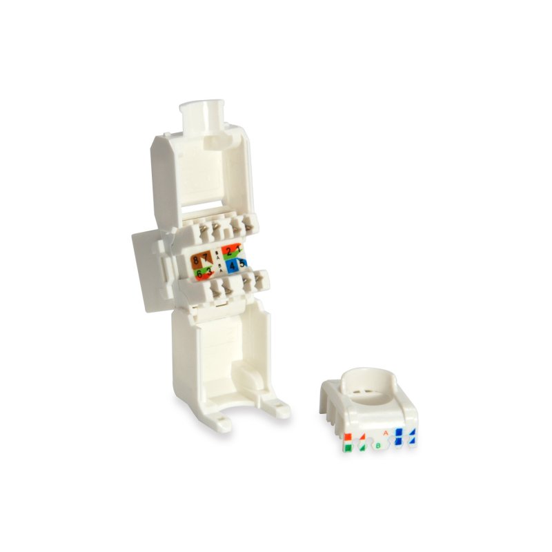 Equip 769216 changeur de genre de câble RJ-45 LSA Blanc