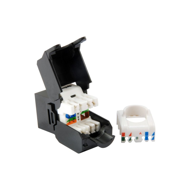 Equip 769226 changeur de genre de câble RJ-45 LSA Noir