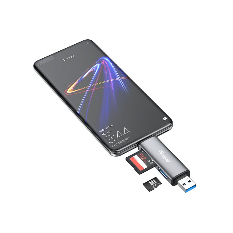 Kartenleser USB-A3.0/USB-C3.2/MicroSD/SD/ 5Gbps