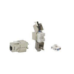 Equip Cat.6A Shielded Keystone Jack Toolfree