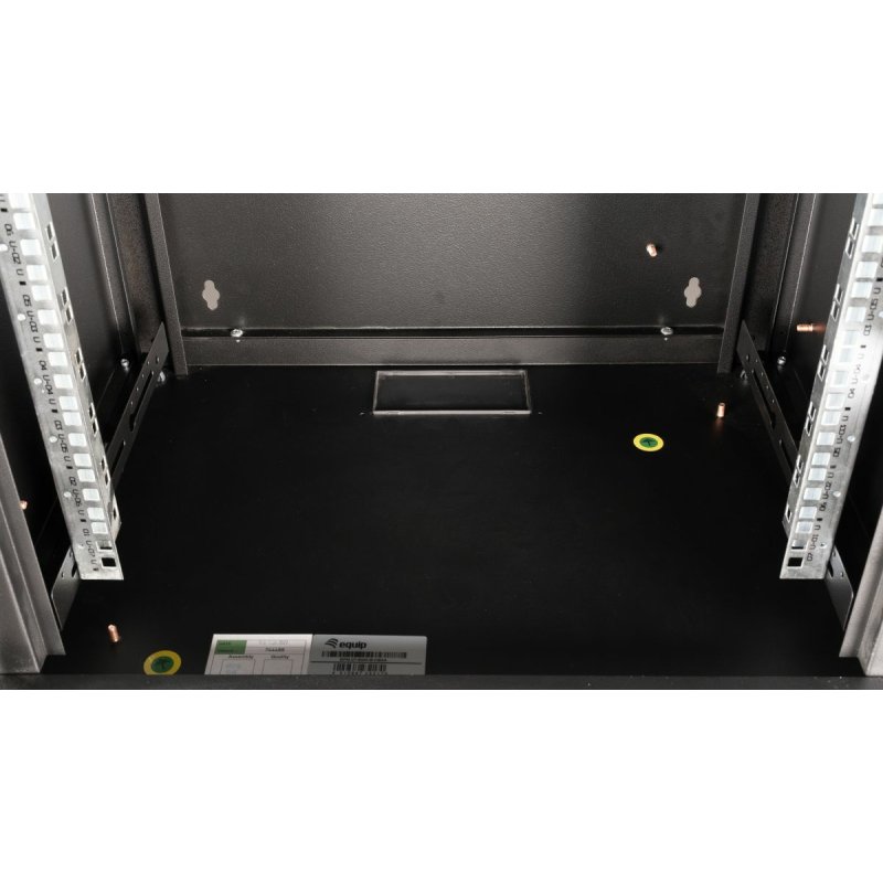 19" Netzwerkschrank Glastür PM 600x450mm 7HE schwarz