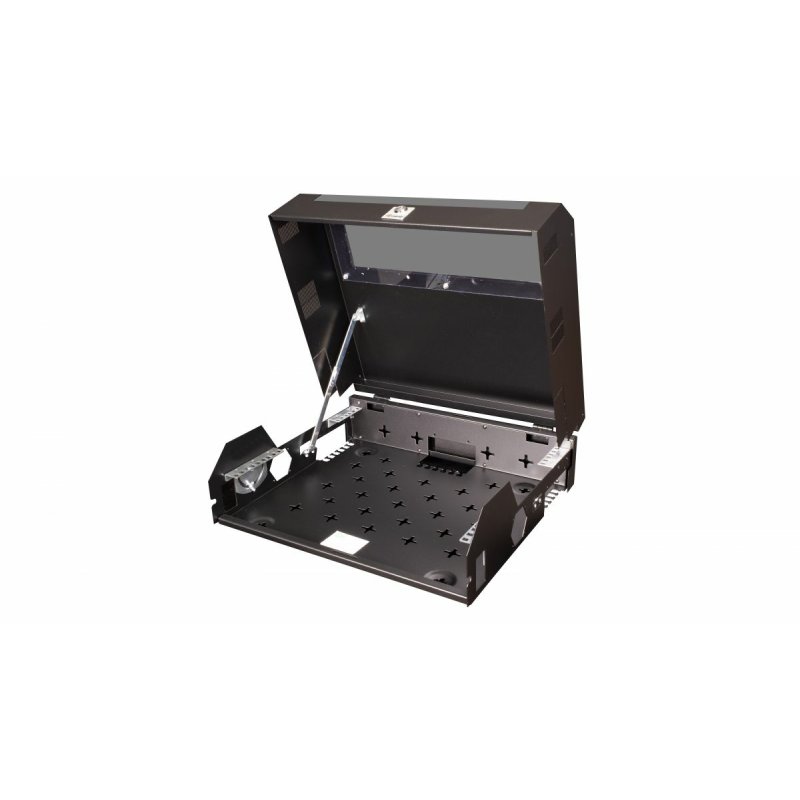 19" Netzwerkschrank Stahltür SF 500x475mm 5HE schwarz