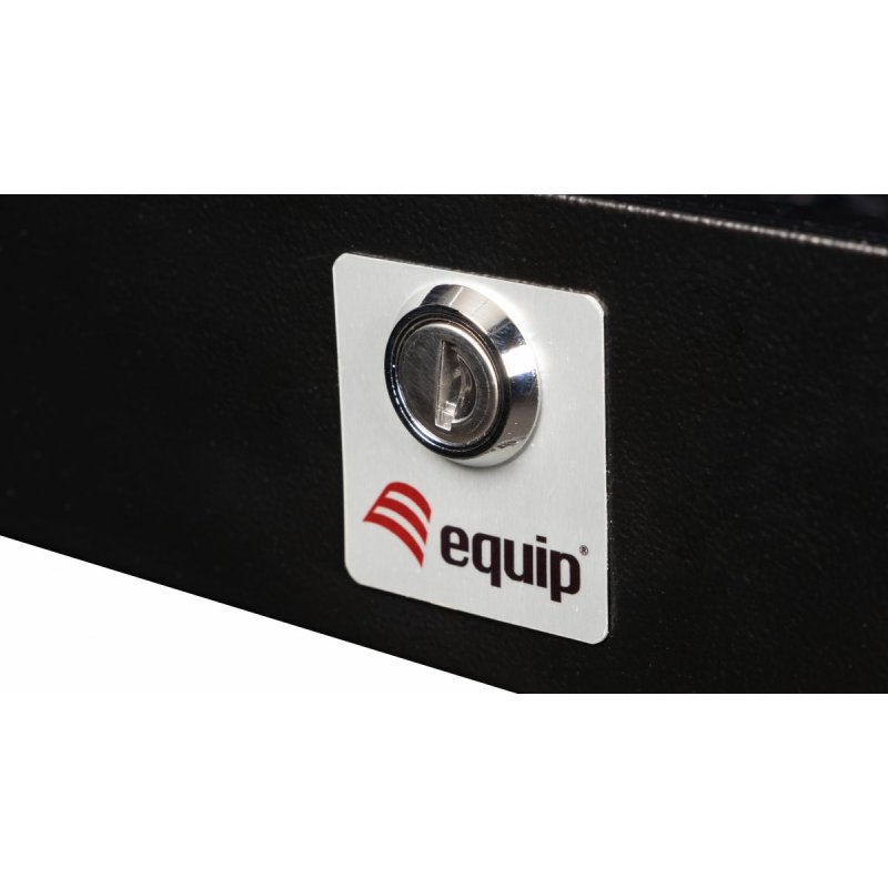 Equip ESF-05-B étagère 2U/3U Rack monté sur le mur Noir