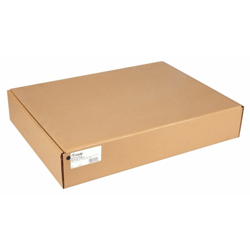 19" Fachboden fest für Serverschränke 80cm 2U schwarz