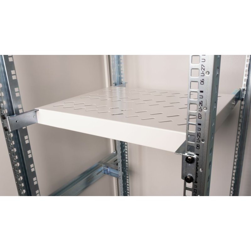 19" Fachboden var. für Serverschränke 35cm 1U grau