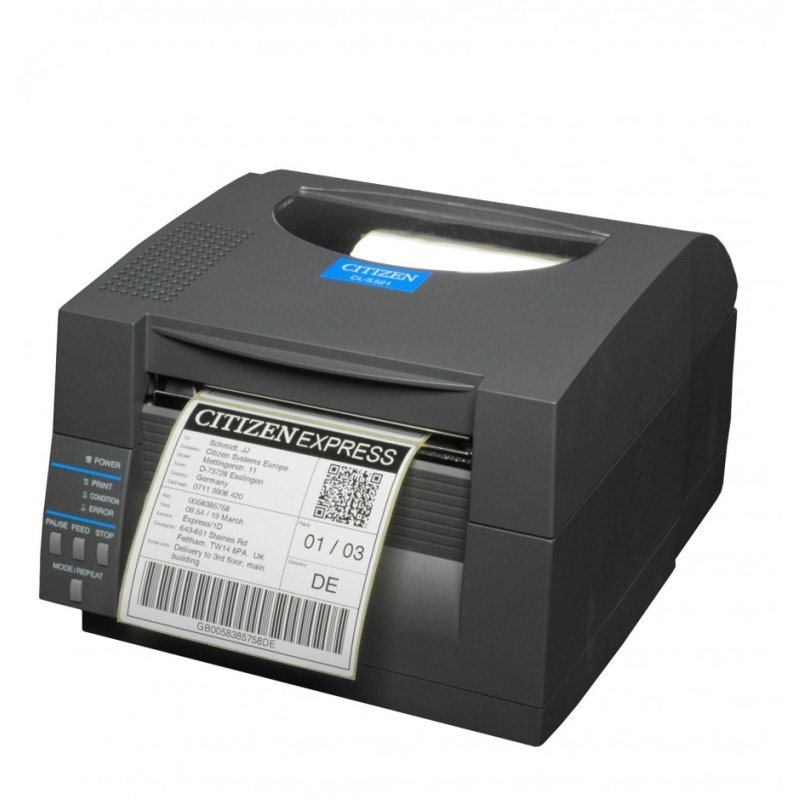 Citizen CL-S521II label printer Direct thermal 203 x 203 DPI 150 mm/sec Wired