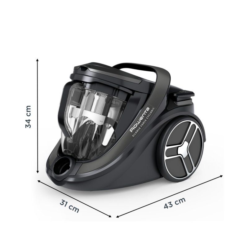 Rowenta Silence Force RO7935 2.5 L Cylinder vacuum Dry 500 W Bagless
