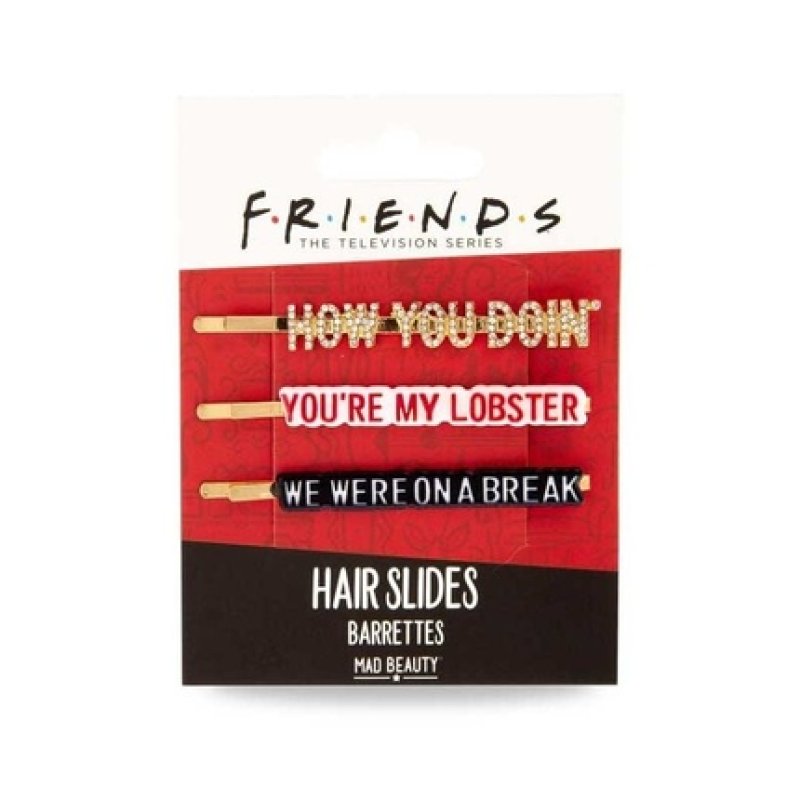 Mad Beauty Friends Quotes Hair Clips