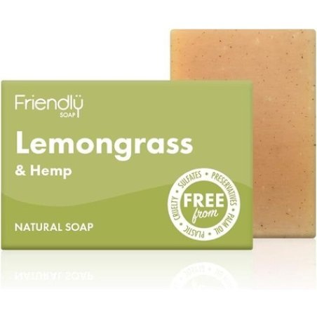 Friendly Soap Naked and Natural Lemongrass Soap 7 x 95g
