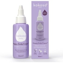 Kokoso Baby Happy Scalp Cream Safe and Natural Treatment for Delicate Baby Scalps 50ml