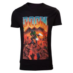 DOOM - T-Shirt - Classic Box Art - (XL)