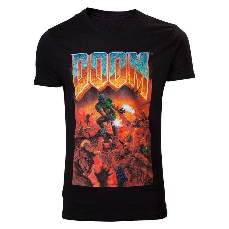 DOOM - T-Shirt - Classic Box Art - (XL)
