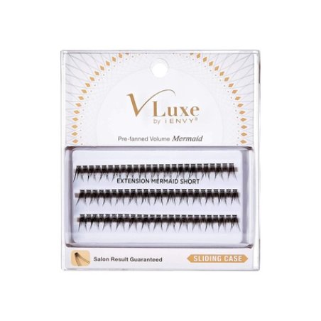 Kiss Vluxe Extension Mermaid Short Individual Lashes - Pack of 3