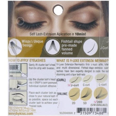 I Envy V Luxe Extension Mermaid Medium Lash Vlei04