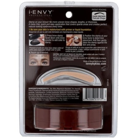I Envy Brow Print Kit Dark Brown Pkpbs02