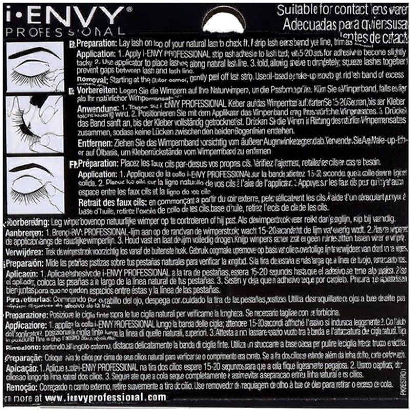 I Envy Strip Lash/Band Demi Wispies 01 Pkpe33