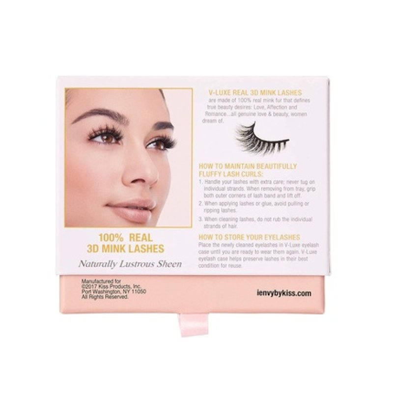Kiss Vluxe Real 3D Mink Lashes Echt Sourire