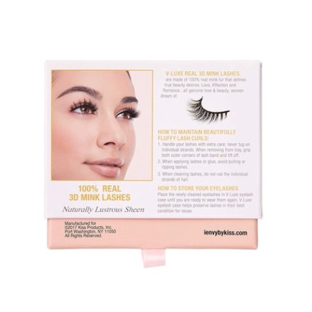 Kiss Vluxe Real 3D Mink Lashes Echt Sourire