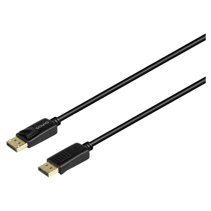 Savio CL-204 câble DisplayPort 1 m Noir